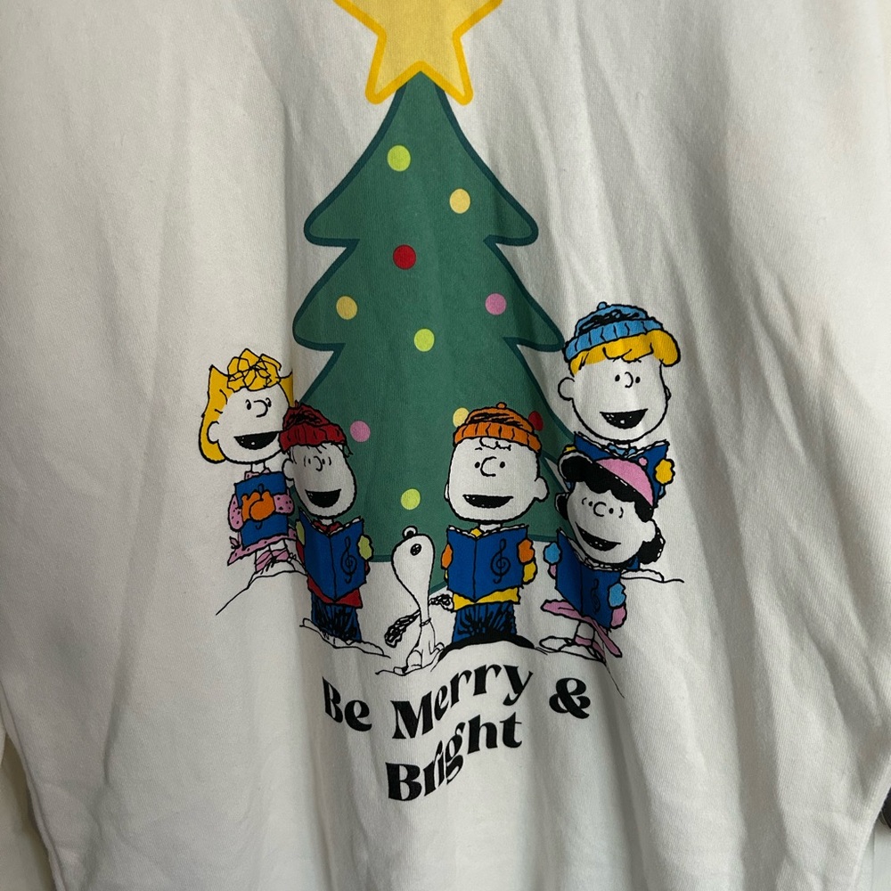 Grayson Social Juniors Peanuts Sleep Shirt Tunic Holiday - Picture 4 of 9